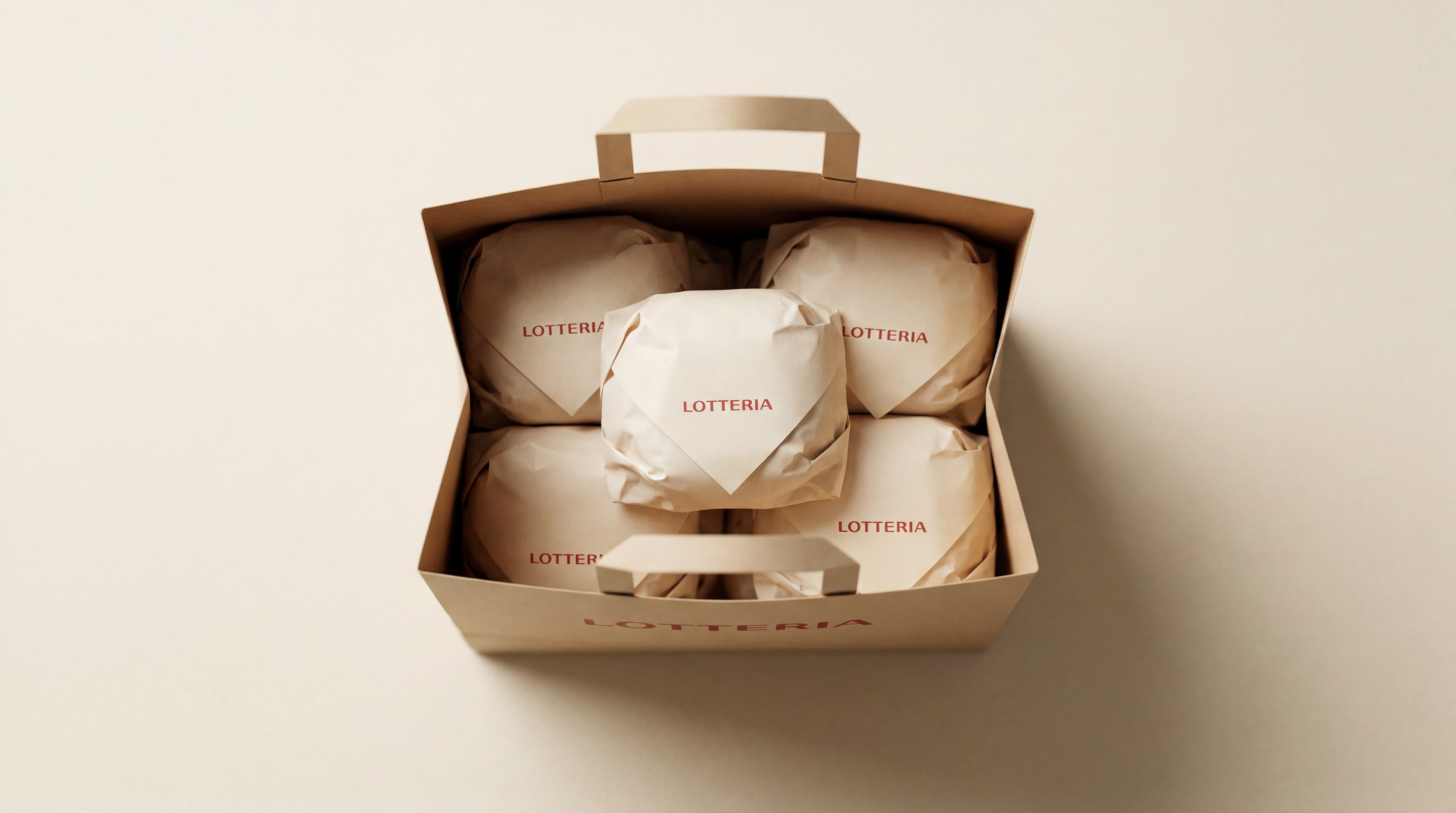 Lotteria — packaging